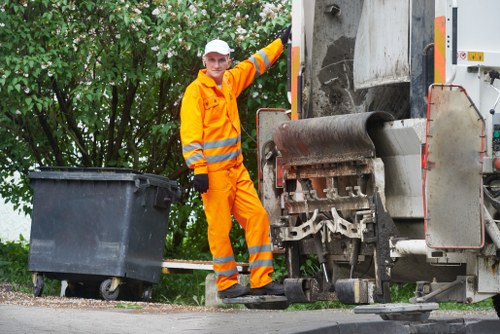 Recycling process in a waste management facility