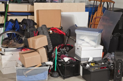 Furniture being cleared out of a North West London residence