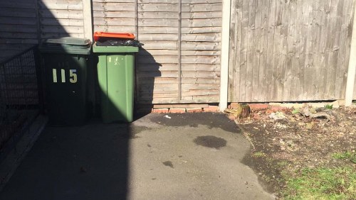 Recycling bins and waste management facilities in North West London